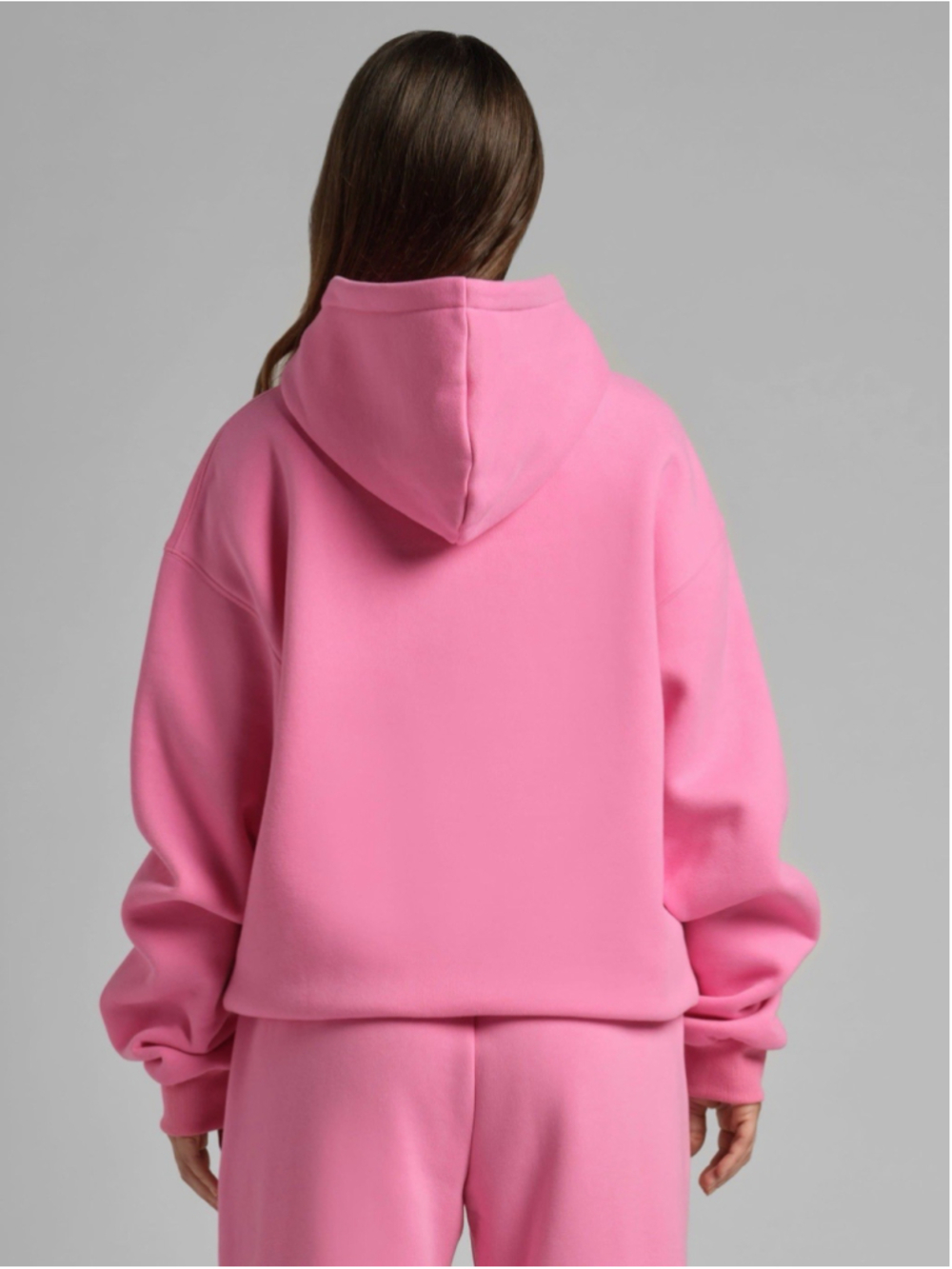 Comfrt Minimalist Hoodie Oversized Comfortable Pink Large - Picture 3 of 8